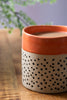 Mikasa Wax Resist Orange Glaze Mug, 390ML