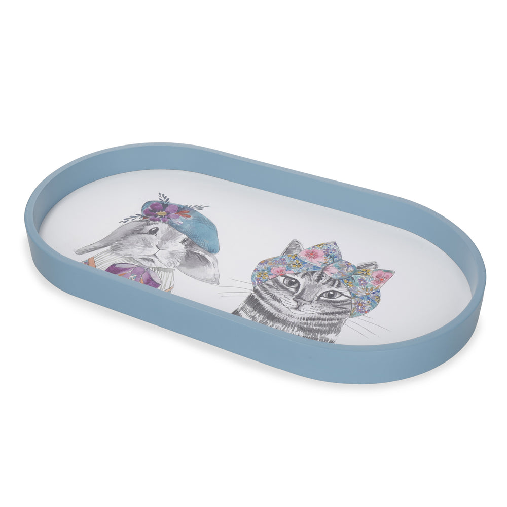 Mikasa x Tipperleyhill, Set di 4 tovagliette dal design smerlato, con stampa con animali, protettive, resistenti al calore fino a 120 °C, 29 cm, in confezione regalo Mikasa x Tipperleyhill, Set di 4 tovagliette dal design smerlato, con stampa con animali, protettive, resistenti al calore fino a 120 °C, 29 cm, in confezione regalo