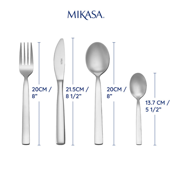 Mikasa Beaumont Stainless Steel Cutlery Set, 16 Piece image 8