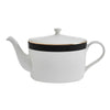 Mikasa Luxe Deco 4-Cup China Teapot, 1.1L, White image 1