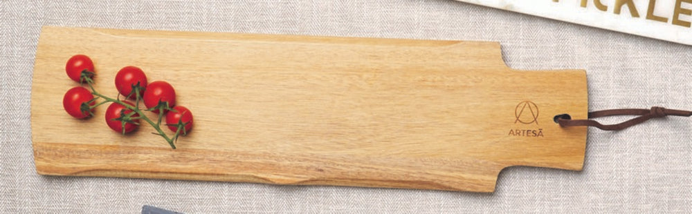 Artesà Appetiser Acacia Wood Serving Plank / Baguette Board