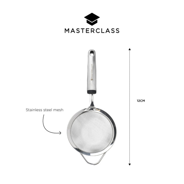MasterClass Soft Grip Stainless Steel Sieve - 12 cm image 8