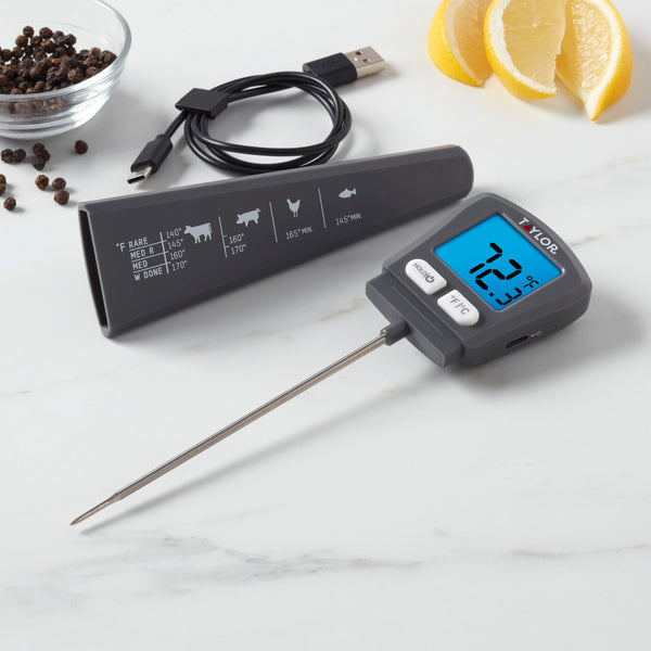 Taylor Pro Instant Read, USB Rechargeable Digital Thermometer image 2