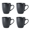 Mikasa Jardin Midnight Stoneware Mugs, Set of 4, 420ml, Black image 1