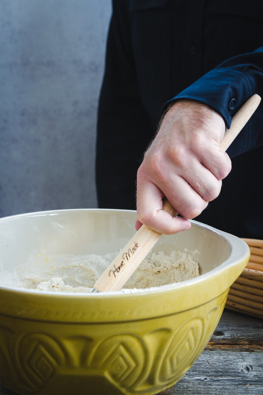 Home Made Traditional Danish Dough Whisk