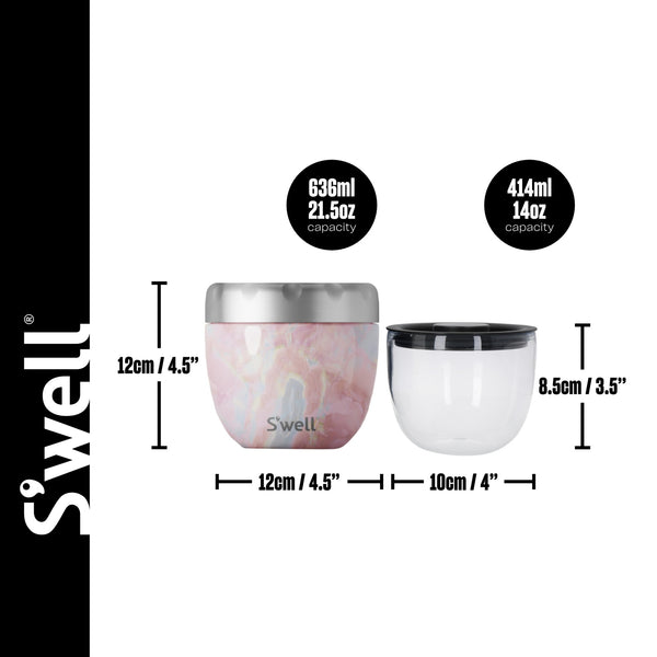 Geode Rose S’well Eats 2-in-1 Food Bowl, 636ml image 8