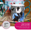 Mikasa x Sarah Arnett Porcelain Mug with Monkey Print, 350ml image 10