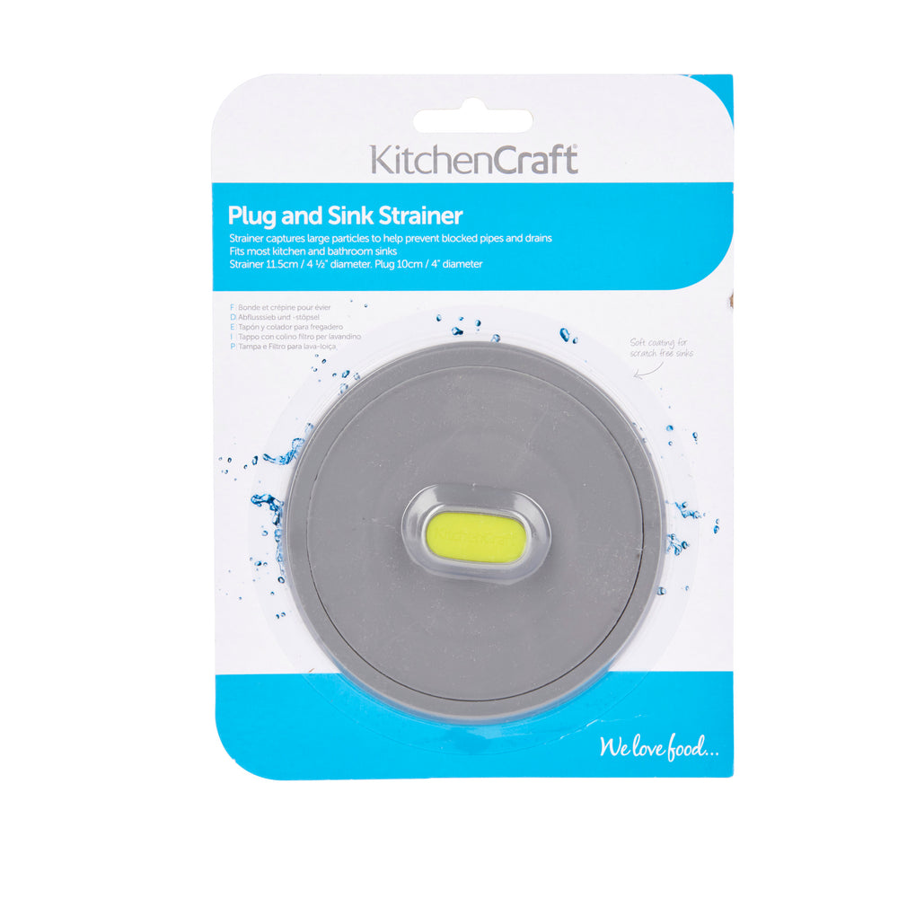 KitchenCraft 2-in-1 Plug and Sink Strainer