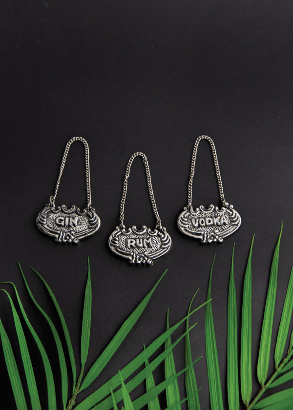 BarCraft Decanter Labels Set in Gift Box image 2