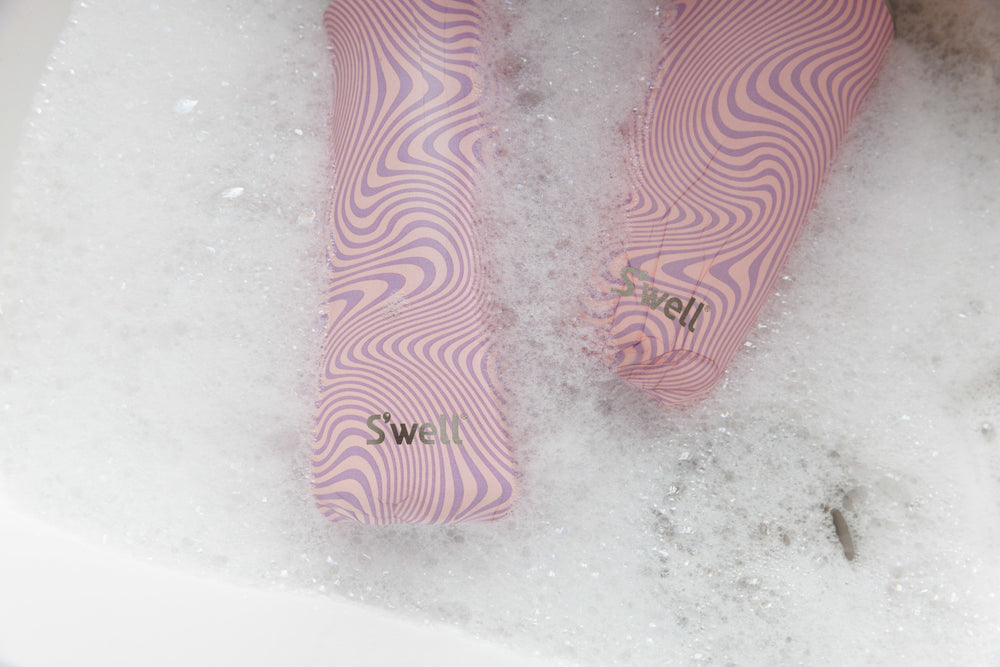 S'well Lavender Swirl Insulated Tumbler with Lid, 530ml