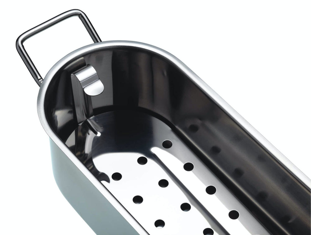 KitchenCraft Stainless Steel Fish Poacher, 45cm (18