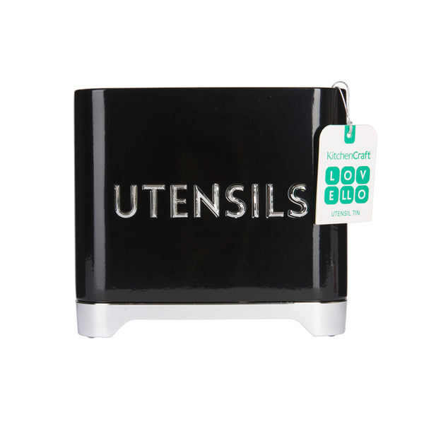 Lovello Black Utensil Tin image 4