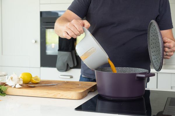 MasterClass Purple Cast Aluminium Casserole Dish, 20cm, 2.5L image 6