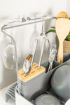 KitchenAid Expandable Dish-Drying Rack with Glassware Attachment image 6