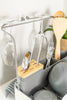 KitchenAid Expandable Dish-Drying Rack with Glassware Attachment