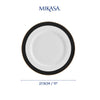 Mikasa Luxe Deco 4-Piece China Dinner Plate Set, 27.5cm