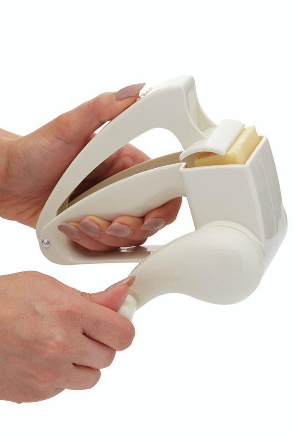 KitchenCraft Plastic Rotary Grater Mill With Three Blades image 6