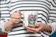 Mikasa Tipperleyhill Cat Print Porcelain Mug, 380ml