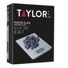 Taylor Pro Glass Digital 5Kg Kitchen Scales - Pewter image 4