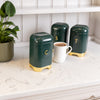 KitchenCraft Lovello Textured Hunter Green Coffee Canister image 6