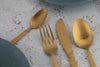 Mikasa Gold-Coloured Cutlery Set in Gift Box, Stainless Steel, 16 Pieces (Service for 4) image 5