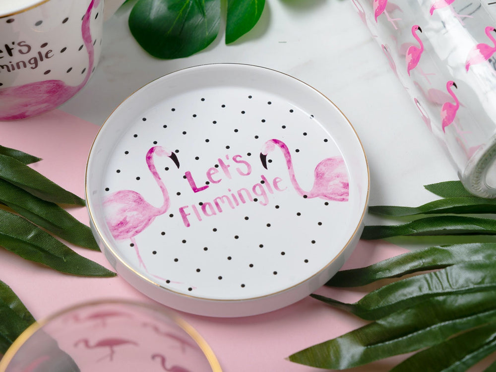 Creative Tops Ava & I Flamingo Round Trinket Dish
