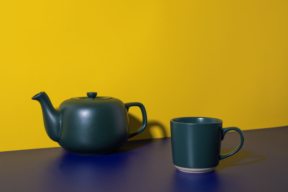 La Cafetière Classic Teapot 4 Cup, Green, 1.2L