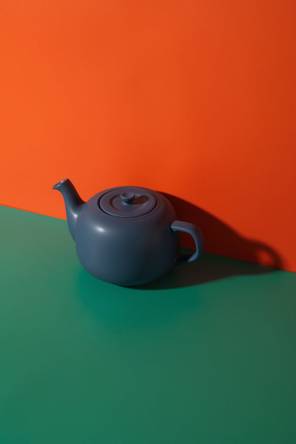 La Cafetière Classic Teapot 6 Cup, Navy, 1.5L image 2