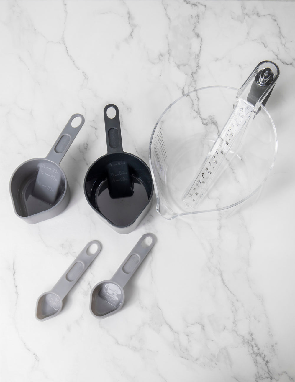 MasterClass Smart Space Measuring Spoon, Cup and Jug Set - 5 Pieces