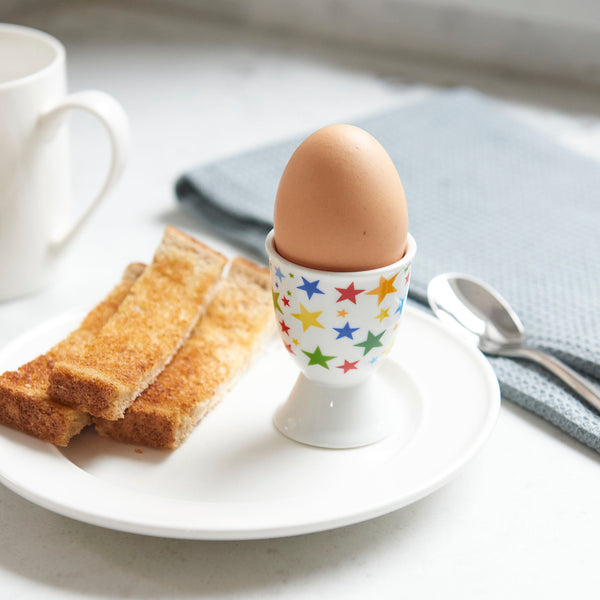 Set of 6 KitchenCraft Brights Stars Porcelain Egg Cups image 4