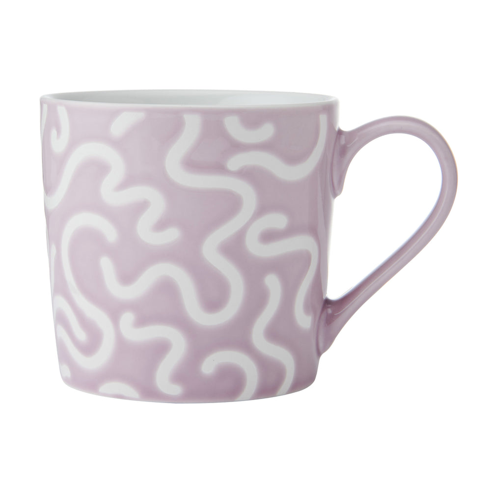 Mikasa Textured Purple Swirl Mug, 360ML image 1