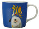 3pc Cuckatoo Kitchen Set with 375ml Ceramic Mug, Ceramic Trivet and Cotton Tea Towel - Pete Cromer