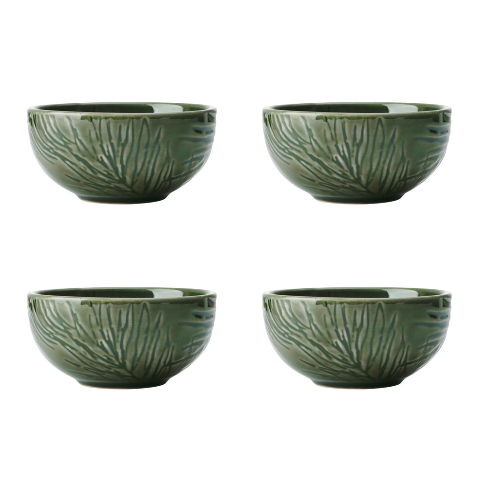 Mikasa Jardin Stoneware Dip Bowls, Set of 4, 10cm, Green image 1