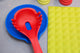 Colourworks Brights Red Silicone-Headed Pasta Serving Spoon / Measurer