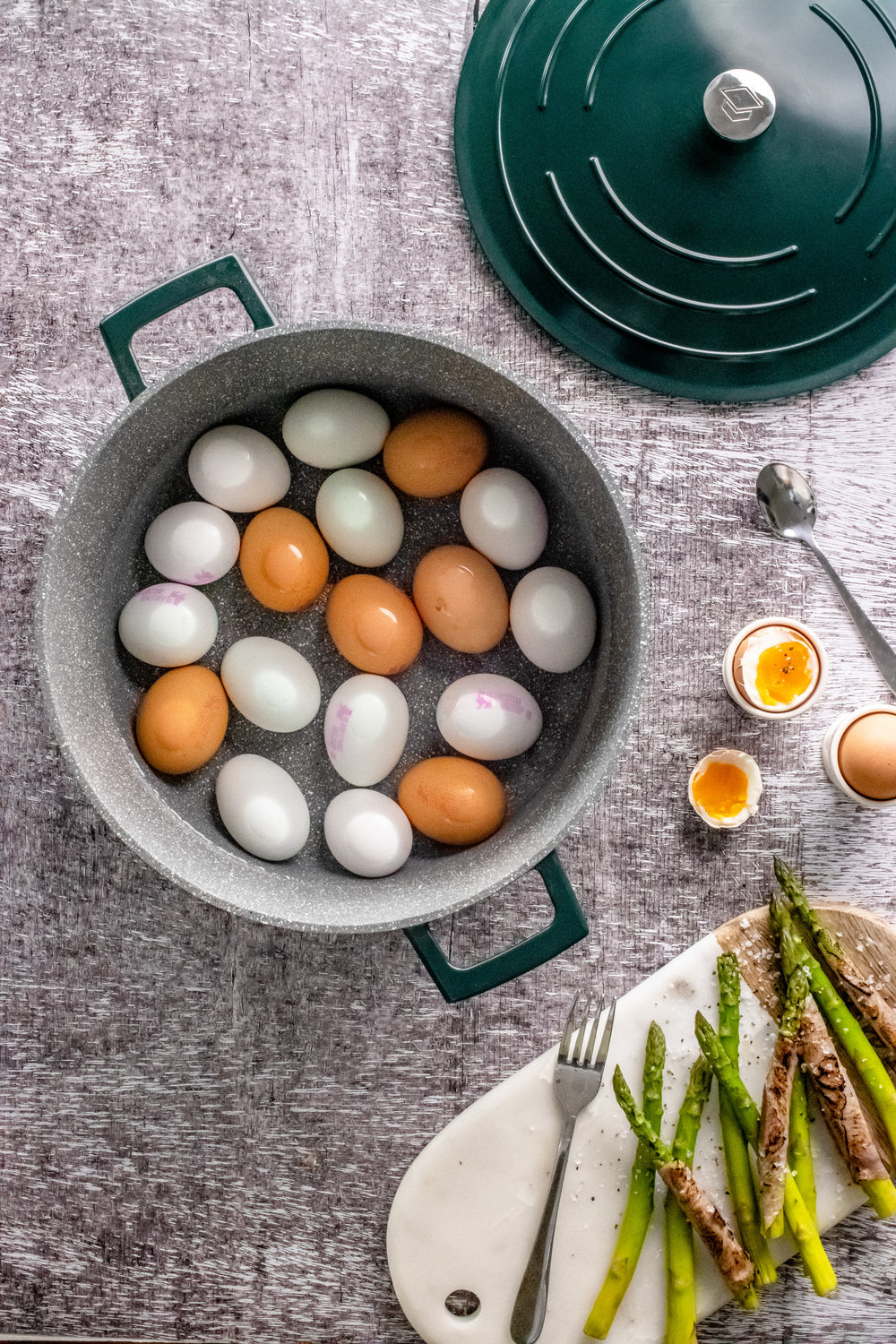 MasterClass Hunter Green Cast Aluminium Casserole Dish, 5L