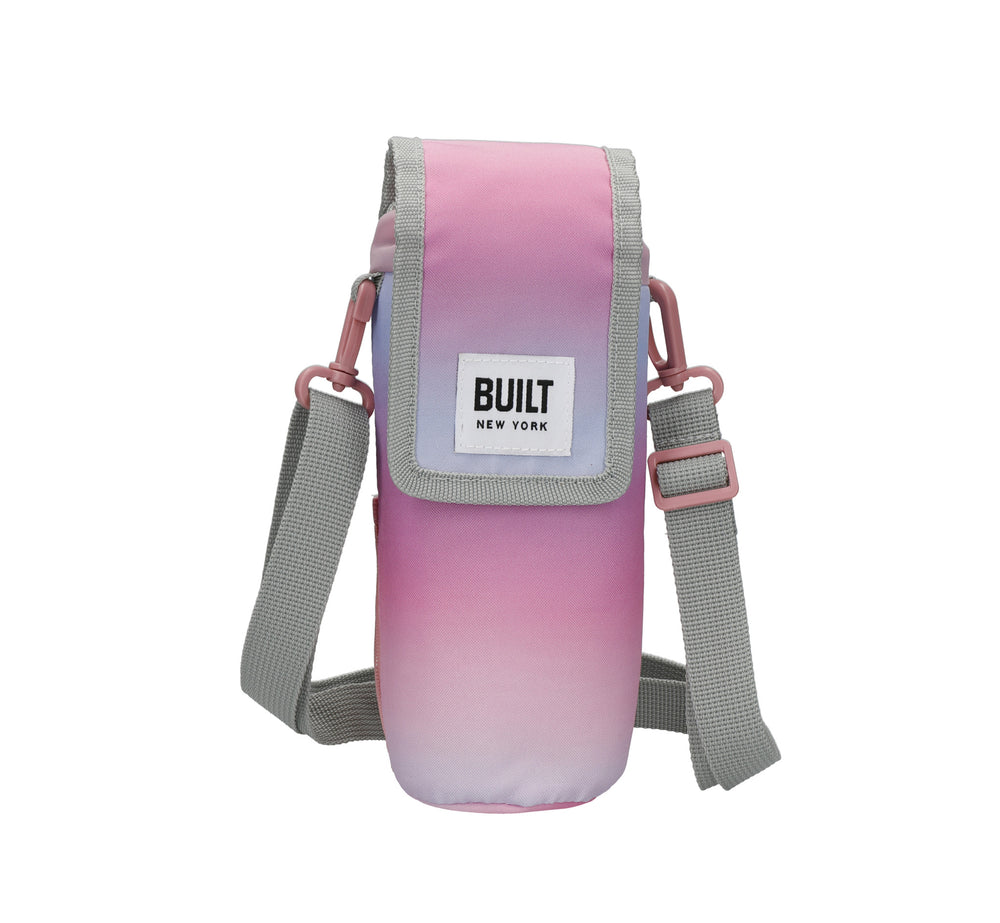2pc Insulated Bottle Bag Set with Shoulder Straps and Food-Safe Thermal Lining