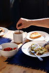 Mikasa Cranborne 12-Piece Stoneware Dinner Set, Cream image 13