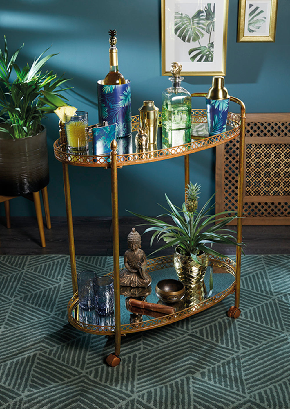 BarCraft Pineapple 325ml Mini Pineapple Cocktail Shaker