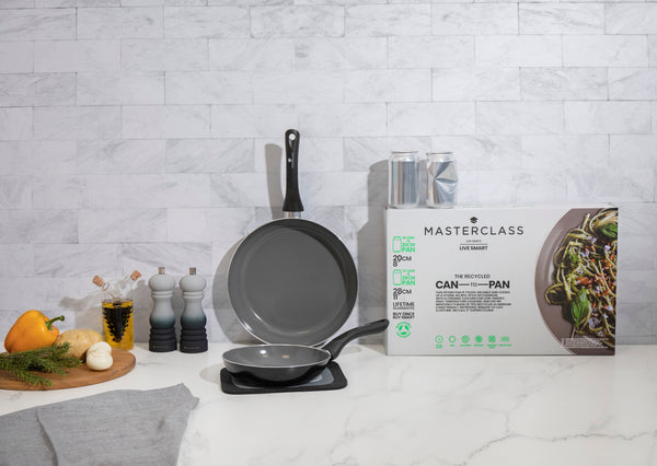 MasterClass Can-to-Pan Ceramic Non-Stick Pan Set with 2 Recycled Aluminium Frying Pans image 6