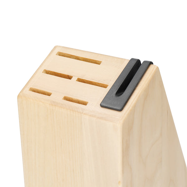 KitchenAid Gourmet 5-Piece Kitchen Knife Set with Block, Sharp High-Carbon Japanese Steel Knives and Birchwood Holder image 5