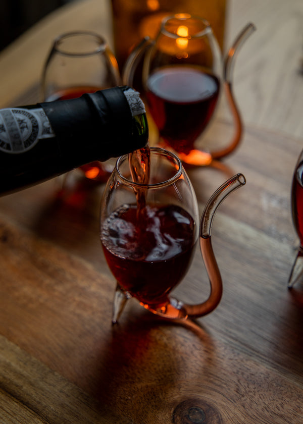 8pc Port Glass Gift Set with 8x Glass Port Sippers image 2