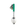 MasterClass Stainless Steel Colour-Coded Slotted Spoon - Green image 3