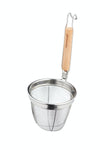 2pc Oriental Cooking Utensils Set with Stainless Steel Strainer and Bamboo Skimmer image 3