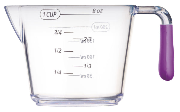 Colourworks 3 Piece Purple Acrylic Measuring Jug Set image 7