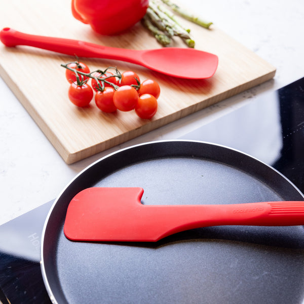 Colourworks Red Silicone Spatula with Bowl Rest image 2