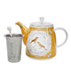 London Pottery Bell-Shaped Teapot with Infuser for Loose Tea - 1 L, Bird