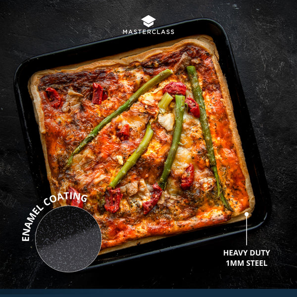 MasterClass Vitreous Enamel Square Pan, 23cm x 4cm image 10
