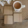Creative Tops Oak Veneer Pack Of 4 Coasters