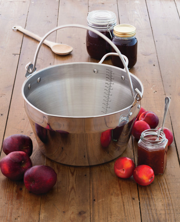 Home Made Stainless Steel Maslin Pan with Handle, 9L image 5