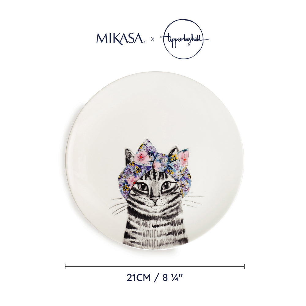 Mikasa x Tipperleyhill 2-Piece Fine China Side Plate Set, 21cm